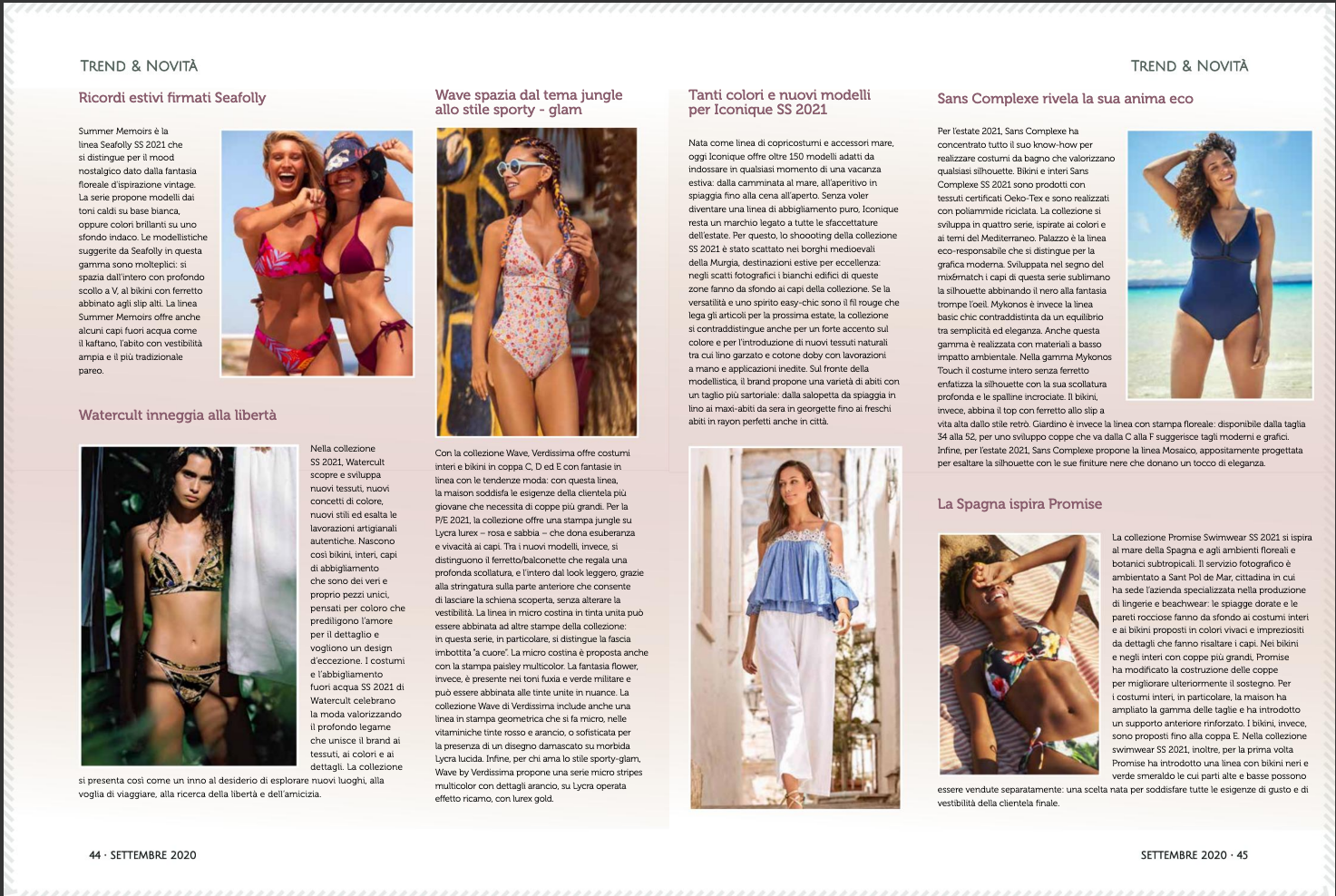 intimo retail settembre 2020