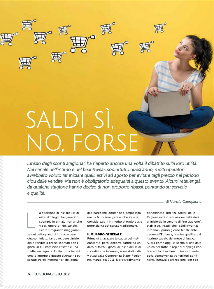 intimo retail luglio/agosto