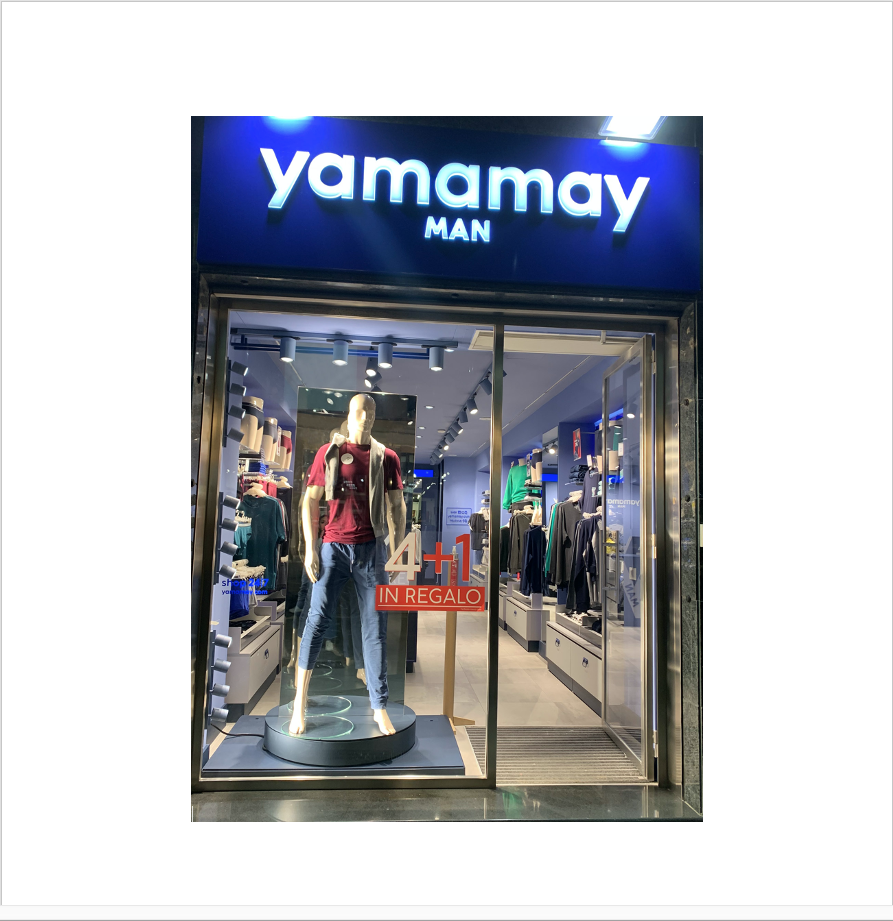 Yamamay Man aperto anche a Salerno il concept dedicato all'uomo