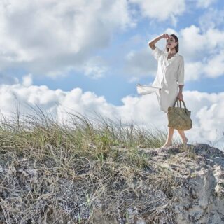 capsule collection di abbigliamento in lino