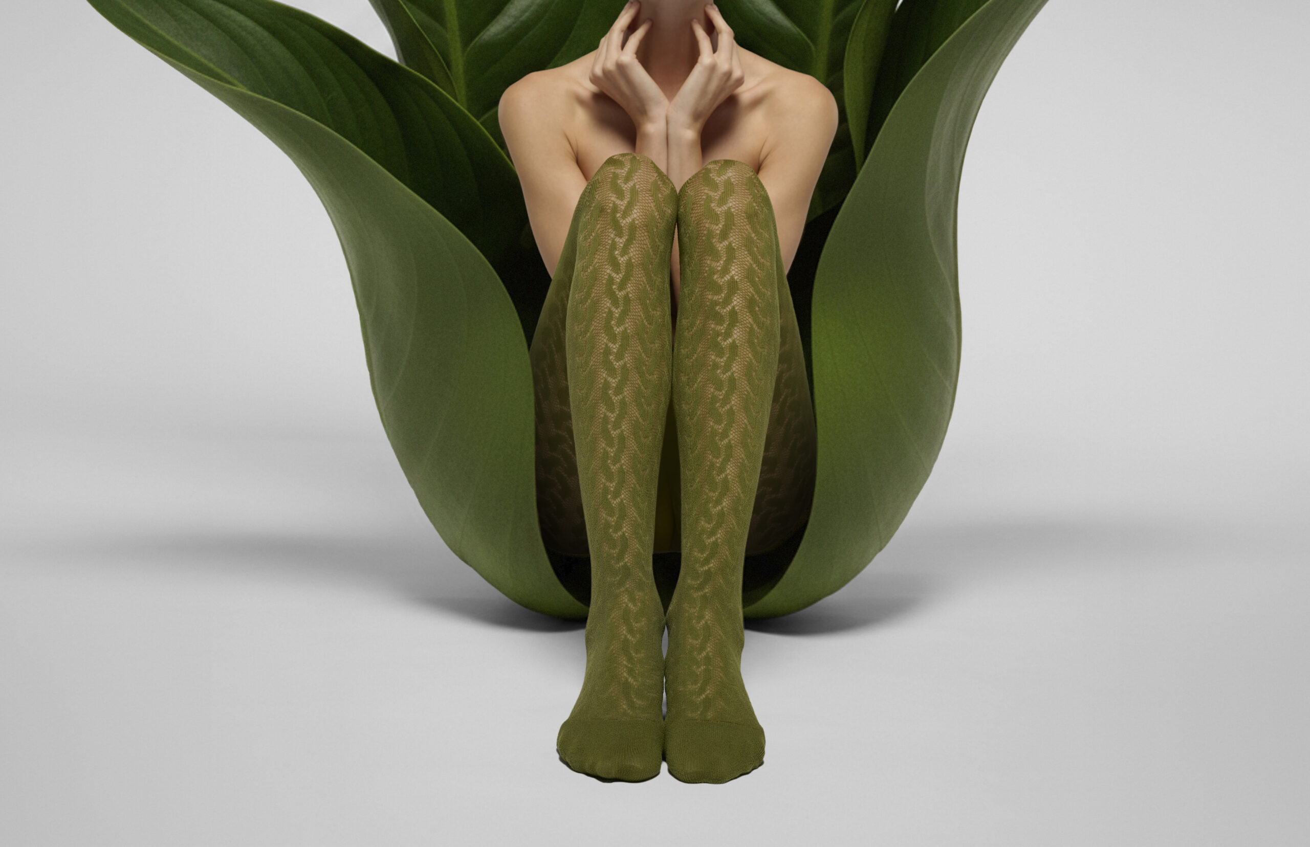 Bio-Derived Sneakers Tights